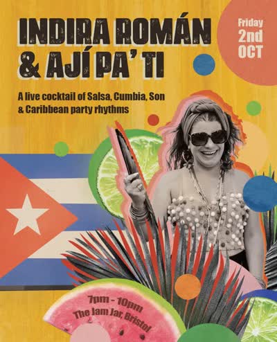 A live cocktail of Salsa, Cumbia, Son and Caribbean party rhythms is coming our way!