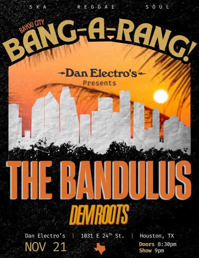 Bayou Bangarang with The Bandulus & Dem Roots