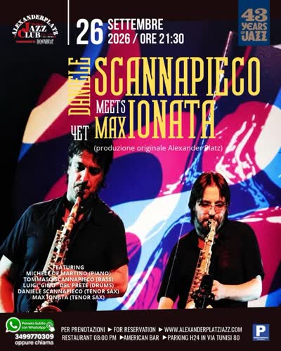 DANIELE SCANNAPIECO MEETS MAX IONATA