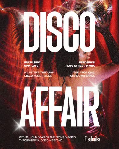 WHAT’S BETTER THAN DISCO? LIVE DISCO.