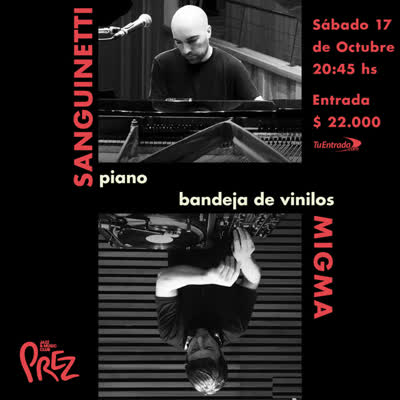 Sanguinetti piano - Migma bandeja de vinilos