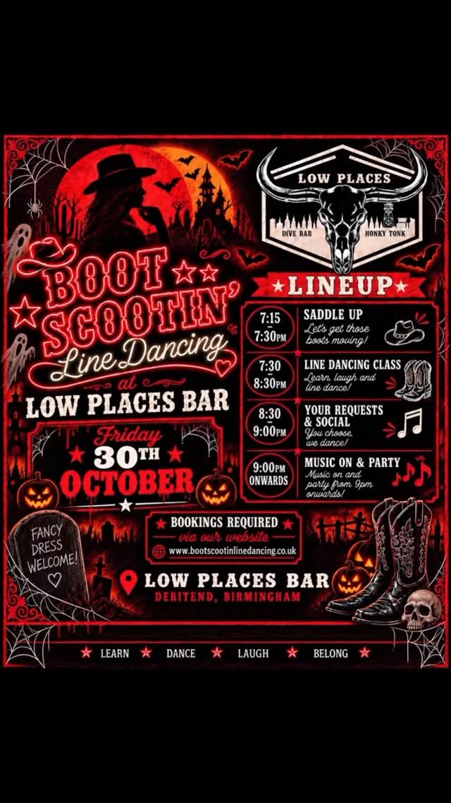 BOOT SCOOTIN’ HALLOWEEN HOEDOWN
