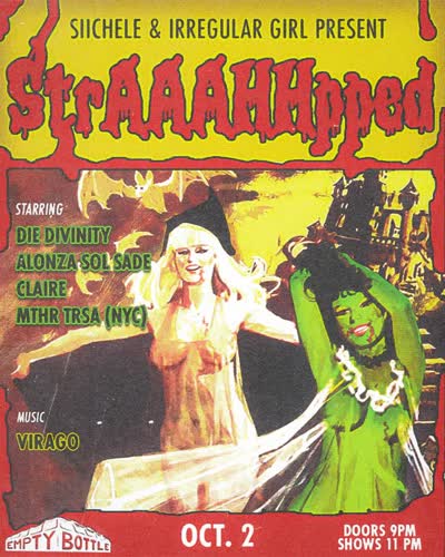 Aaahh! Real lesbians! 😱 Kick off Halloween season with some scary spooky sexy drag!
