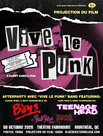 Vive Le Punk film screening + afterparty