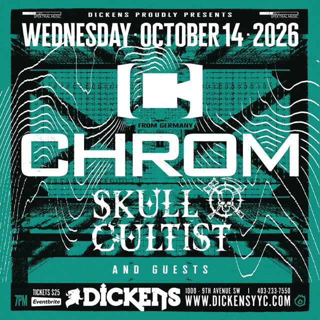 Futurepop/Synthpop Show featuring @chrom_music_official, @skullcultist, and @nebulae_complex_music