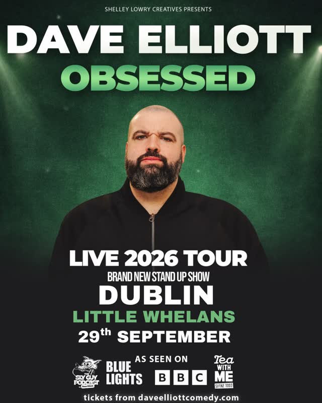 Dave Elliott Obsessed Live 2026 Tour