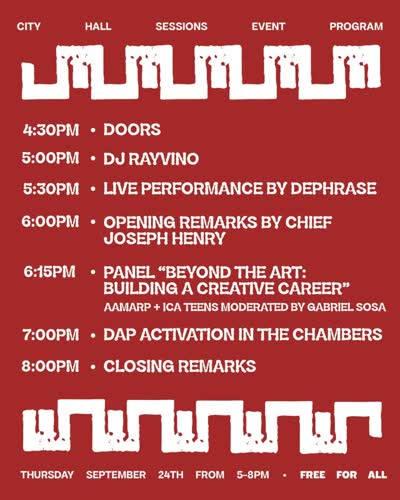 City Hall Sessions Event Program