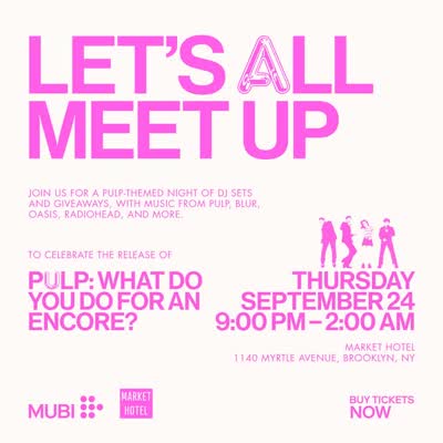 LET'S ALL MEET UP - A Britpop Party