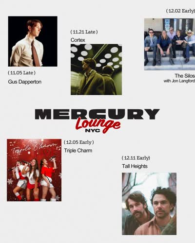 Mercury Lounge NYC Live Performances