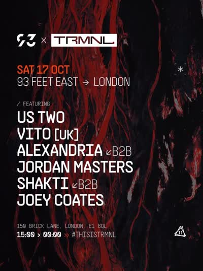 TRMNL London showcase at 93 Feet East