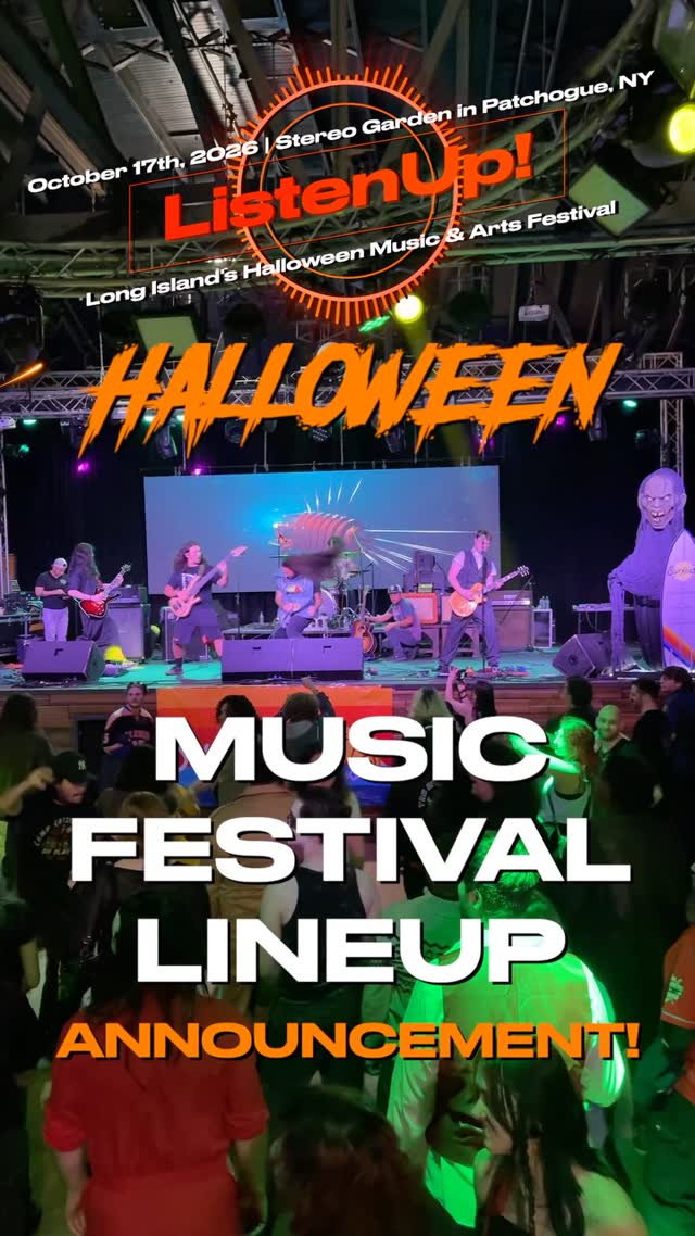 THE OFFICIAL LINEUP IS HERE - Long Island’s Most Rockin’ Horror Halloween Music & Arts Festival