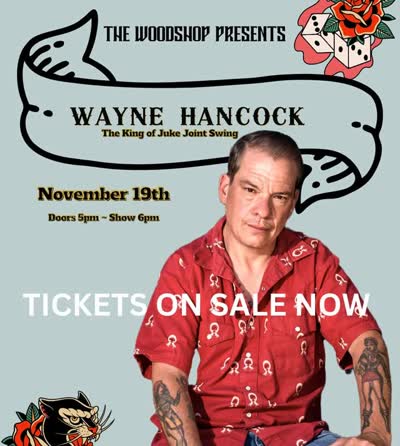 The King of Juke Joint Swing comes to The Woodshop