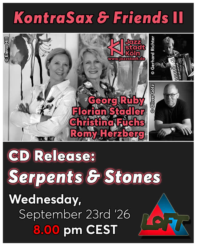 KontraSax & Friends II: CD release concert - Serpents & Stones
