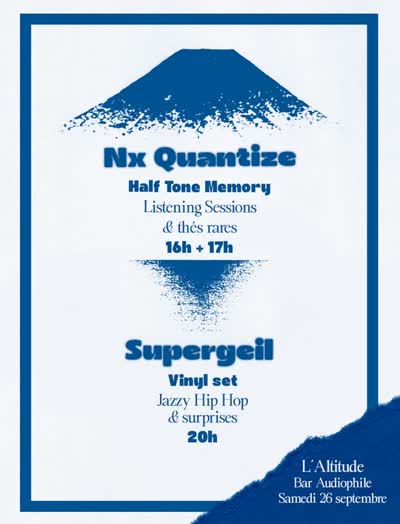Listening session of Half-tone Memory & Vinyl DJ Set
