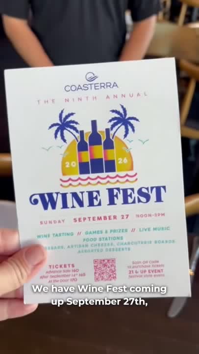 Coasterra The Ninth Annual Wine Fest