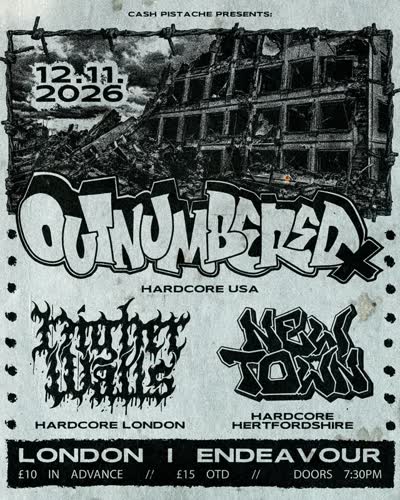 Cash Pistache Presents: OG Numbered / The Night / New Town