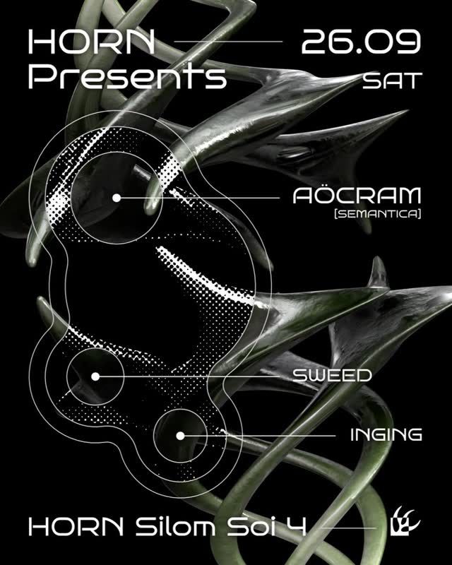 HORN Presents Aöcram With Sweed & Inging