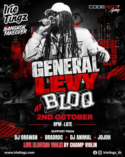 IRIE TINGZ × GENERAL LEVY BANGKOK TAKEOVER VOL. II