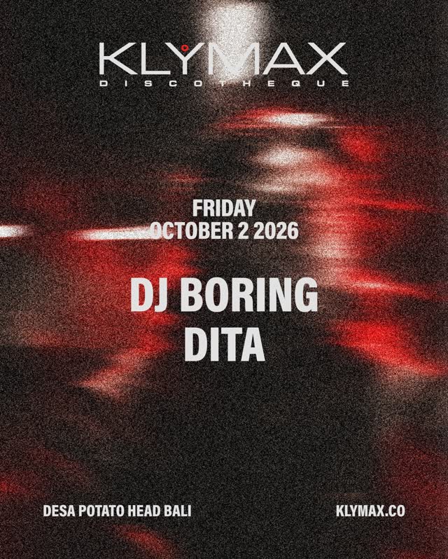 DJ BORING returns to Potato Head