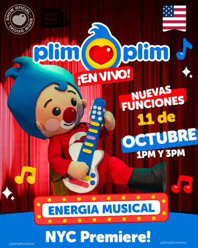 Plim Plim ¡En Vivo! NYC Premiere