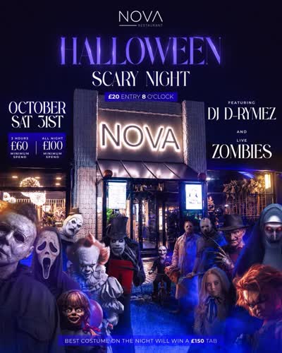 Halloween Night featuring DJ D-Rymez and live zombies