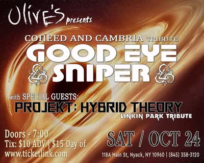 SHOW ANNOUNCEMENT!! 10/24/26 at Olive’s in Nyack, NY with support from @projekthybridtheory - Linkin Park Tribute.