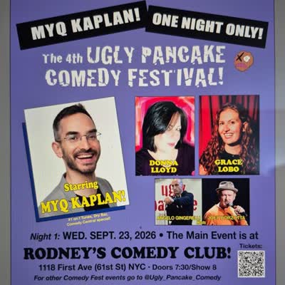 The 4th Ugly Pancake Comedy Festival! Night 1