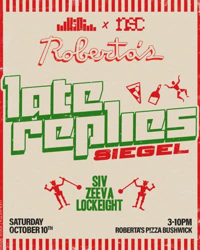Robertaspizza Takeover with No Sleep Club Toronto