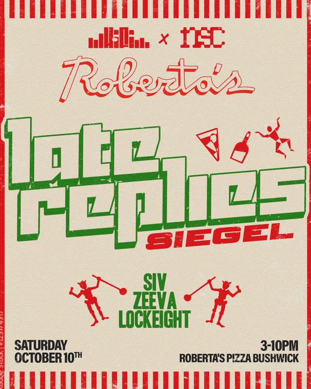 Robertaspizza Takeover with No Sleep Club Toronto