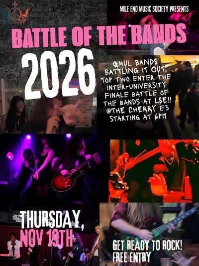 Battle of the Bands at The Cherry E3
