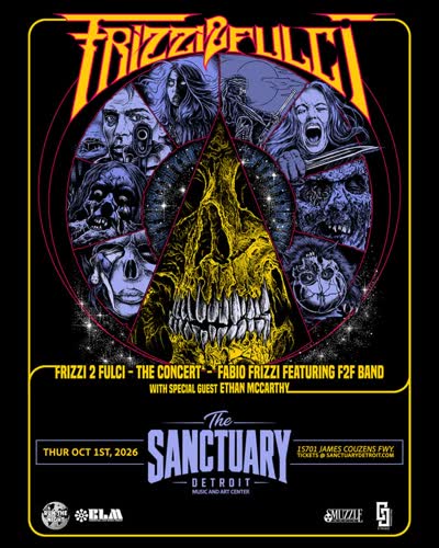 COMING UP FAST !! FABIO FRIZZI performing the FRIZZI2FULCI live in Detroit with special guest Ethan McCarthy (of primitive man, vermin womb etc) !!