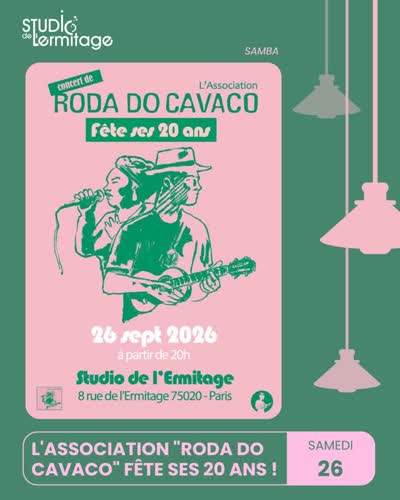 Cette semaine au Studio de l’Ermitage 🎶