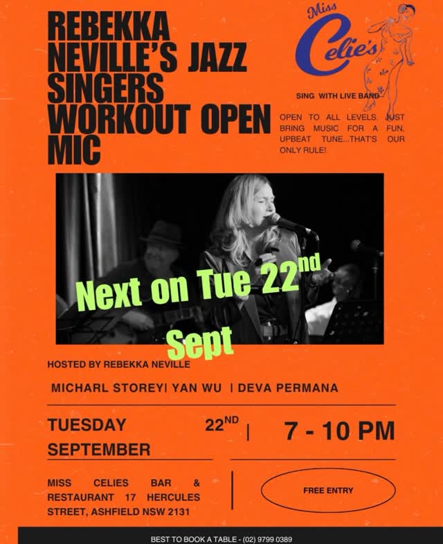 Rebekka Neville's Jazz Singers Workout Open Mic