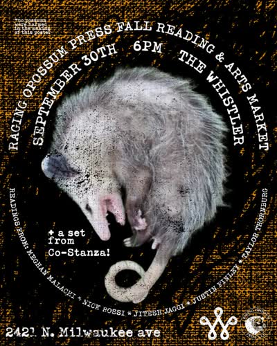 Racing Opossum Press Fall Reading & Arts Market