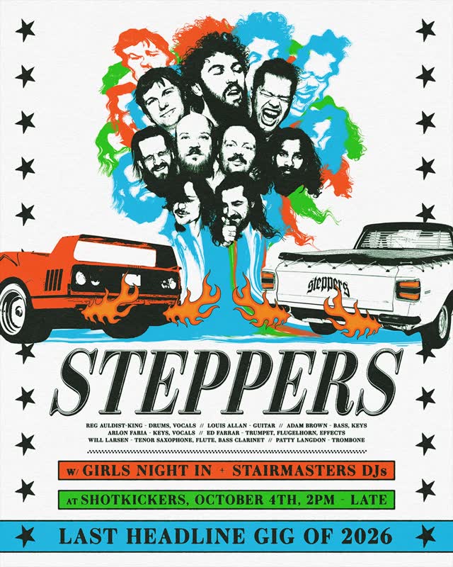 SUNDAY, OCT 4!!️ It’s difficult to put in to words how much we appreciate your love, attention, support and kindness. 💋 Let us show you instead 💋 🤼♀️ @girlsnightinz on support 🌸 ⚙️ Stairmasters on the steel wheels ⚙️ . 🎨 @prinofour.design 💕 📸 @kiki_kenins_photography 🖼️
