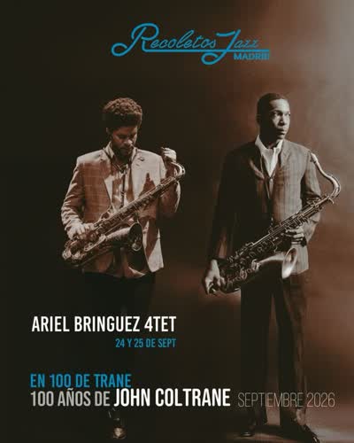 Recoletos Jazz celebra el centenario de John Coltrane con Ariel Bringuez 4tet dentro de nuestro ciclo En 100 de Trane.