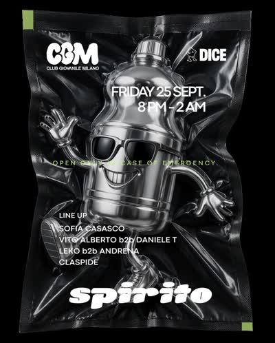 Spirito | 25 Settembre 2026