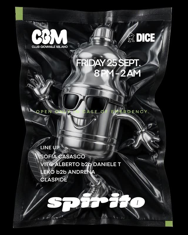 Spirito | 25 Settembre 2026