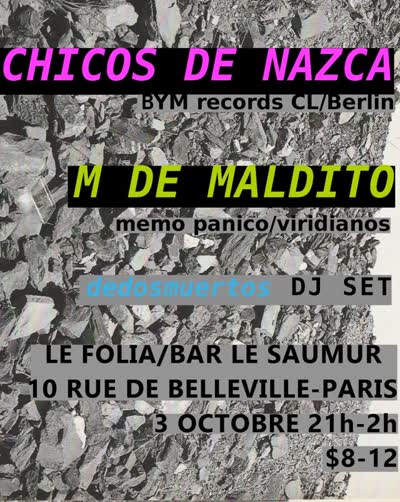 Les amis de Chicos de Nazca - Date finale de la tournée