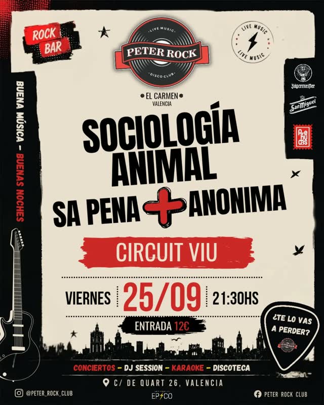 Circuit Viu / SOCIOLOGÍA ANIMAL + SA PENA + ANÒNIMA