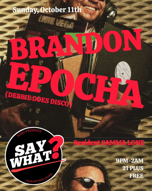 Sohodallas presents BRANDON EPOCHA