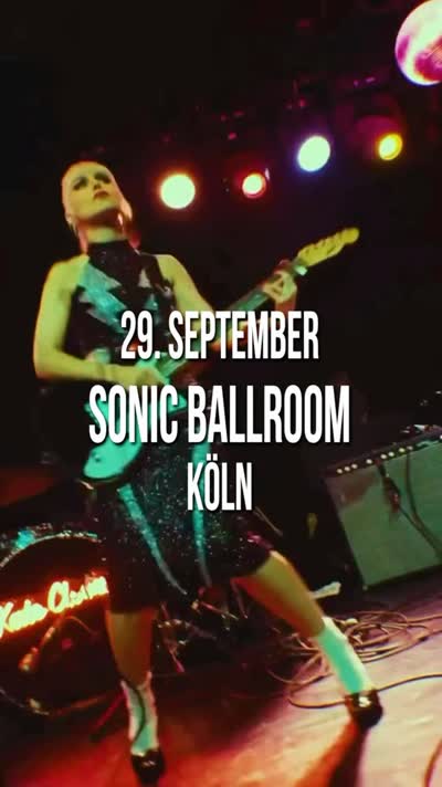 Kate Clover - Los Angeles rock'n'roll queen returns to Europe with new music