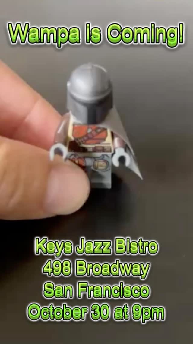 mando (ahem: sorry, din djarin) would like to remind you that we’re playing @keysjazzbistro on october 30 at 9pm. he has no further comments, but if you can guess which one of our band members is nerdy enough to make this, you can win 2 free tickets!