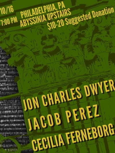 Jon Charles Dwyer, Jacob Perez, Cecilia Ferneborg