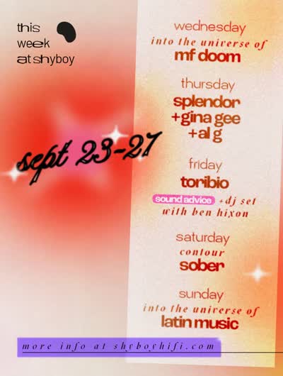 This week at Shyboy Hi Fi