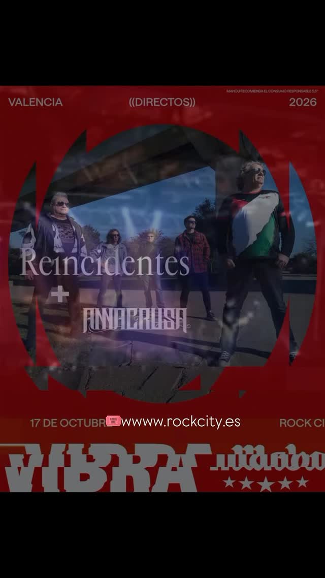 Entradas para Reincidentes y Anna Cruz Band en Sala Rock City