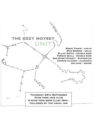 The Ozzy Moysey Unit @ Hyde Park Book Club