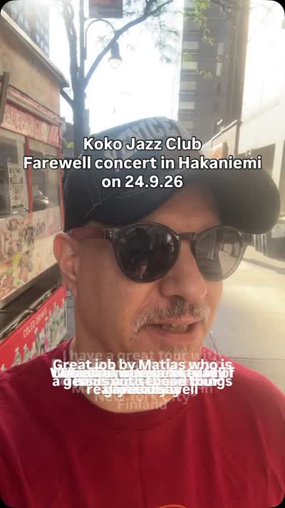 Koko Jazz Club Farewell concert in Hakaniemi