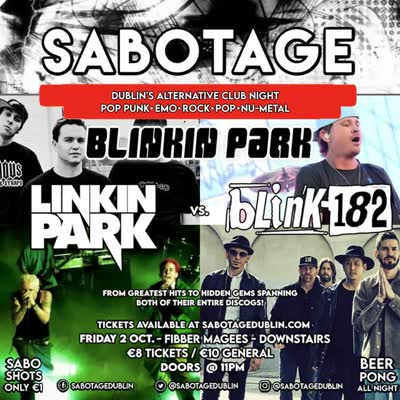 SABOTAGE: Blinkin Park vs Linkin Park vs Blink-182