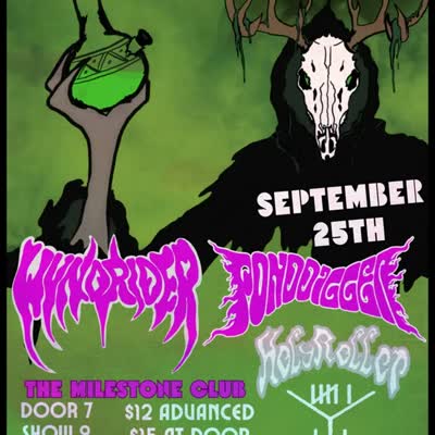 Witchrider / Sounddigger / Holsroller Live at The Milestone Club